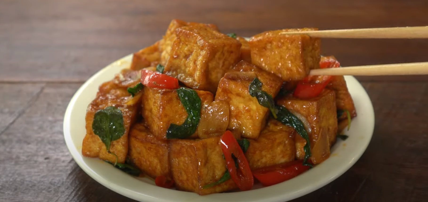 Tofu ao Molho Agridoce