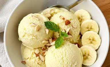 Sorvete proteico de Morango