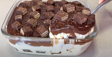 Torta de sorvete com bis