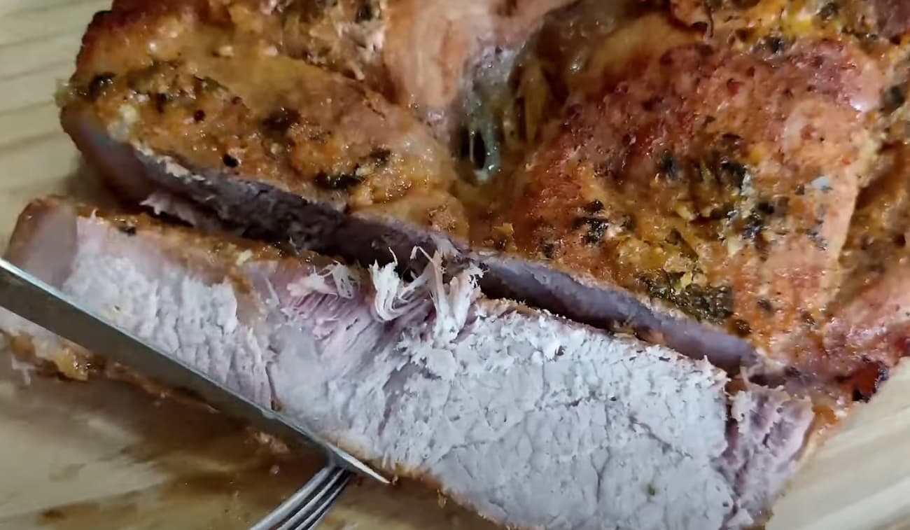 Pernil de porco na pressão