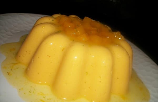 Flan de abacaxi