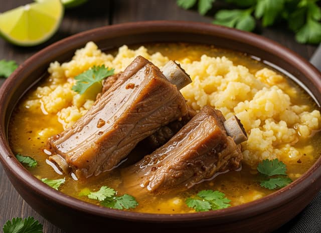 Como fazer sopa de canjiquinha com costelinha de porco