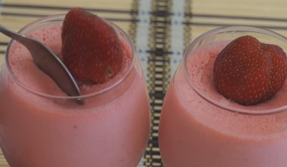 Mousse de morango