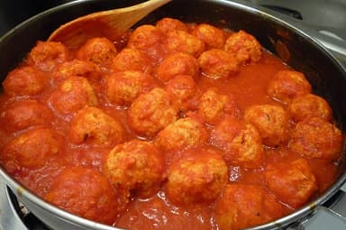 Almôndegas de microondas