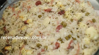Arroz de forno super fácil