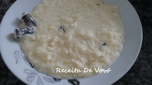 Arroz doce cremoso