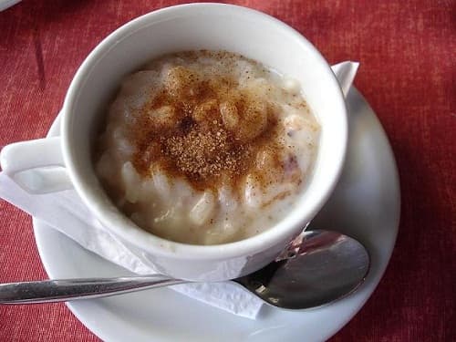 Arroz doce de microondas