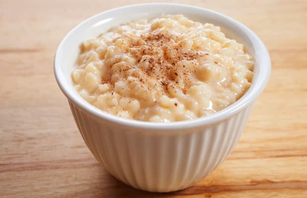 Arroz doce e cremoso