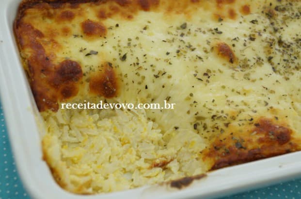 Arroz quatro queijos