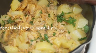 Bacalhau com batatinha