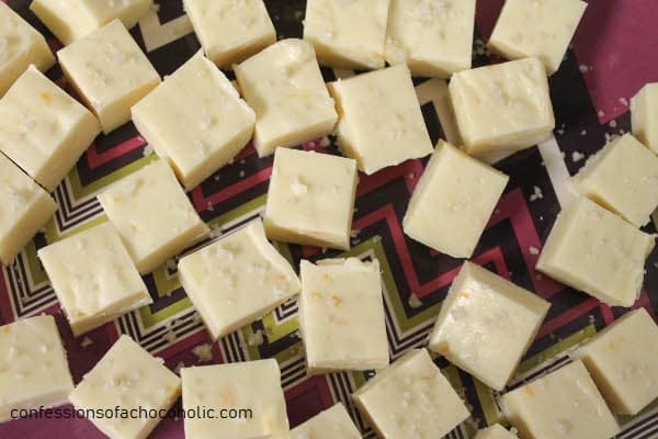 Bala de chocolate Branco