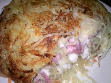 Batata suíça de frios