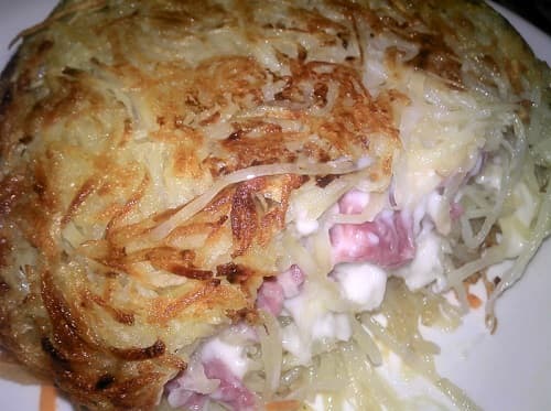 Batata suíça de frios