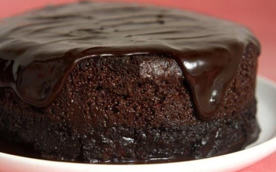 Bolo de chocolate de liquidificador