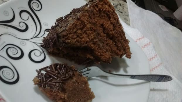 Bolo de chocolate de liquidificador