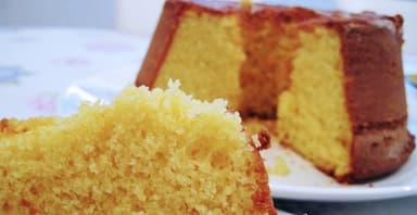 Bolo de fubá de liquidificador