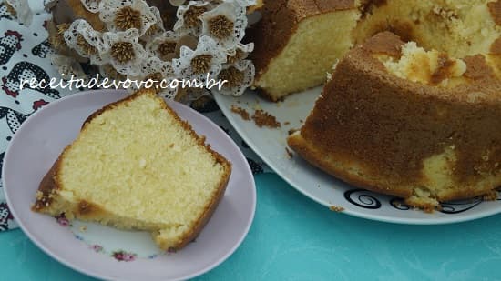 Bolo de liquidificador fofinho