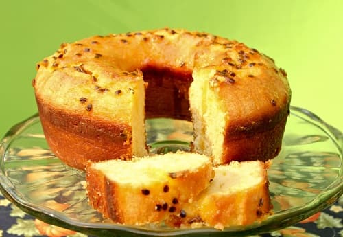bolo de maracujá