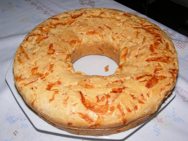 Bolo de queijo natalino