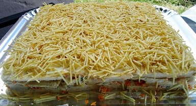 Bolo gelado de frango