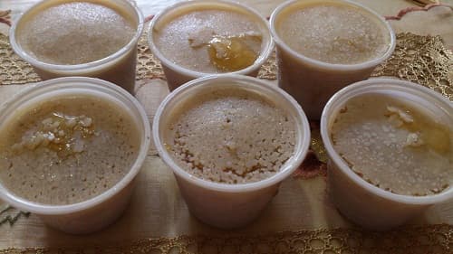 Caldo de frango caseiro