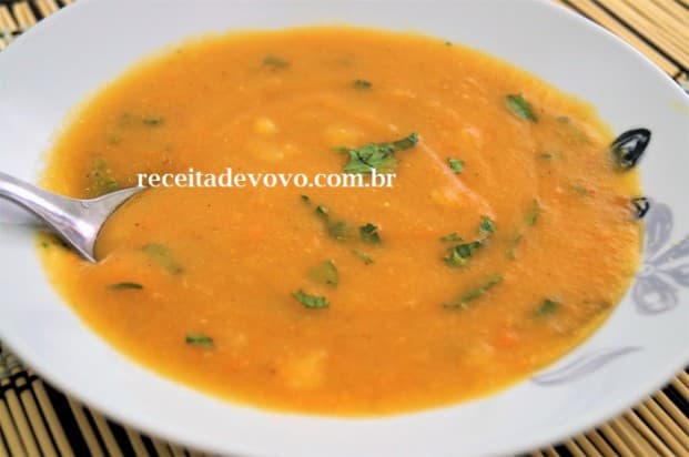 Caldo de Mandioquinha