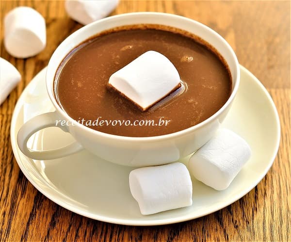 Chocolate quente cremoso