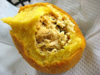 Coxinha de Frango com batata doce