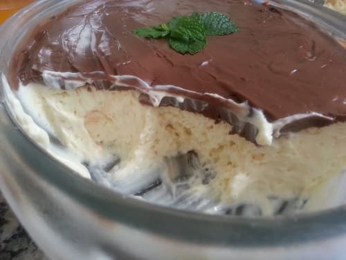 Creme de maracujá com chocolate