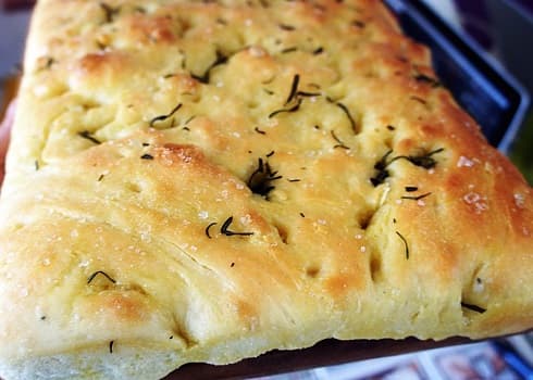 Focaccia sem lactose