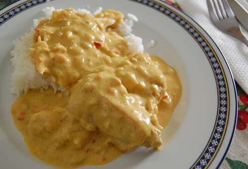 Frango ao leite de coco