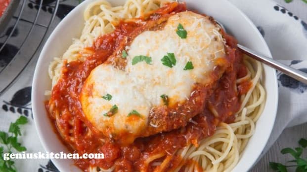 Frango Aparmegiana assado