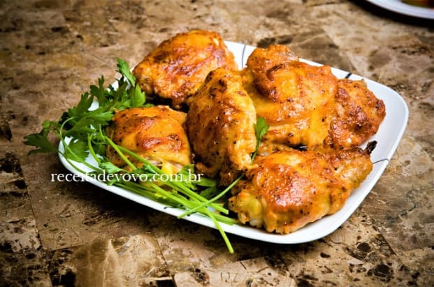 Frango caramelizado