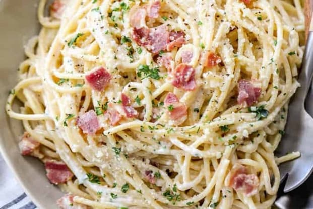Macarrão a Carbonara