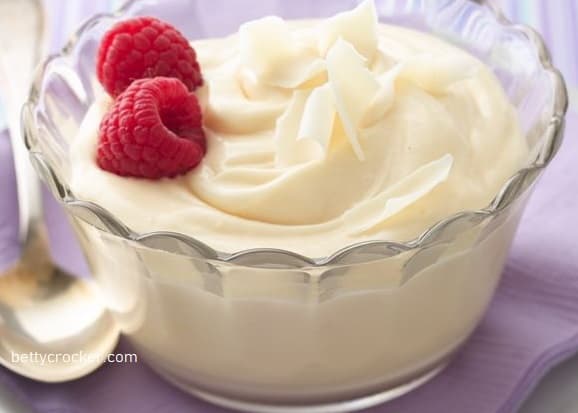 Mousse de chocolate branco