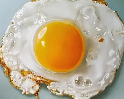 Ovo frito no microondas