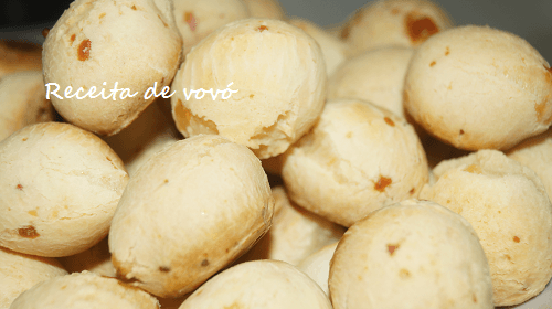 Pão de queijo 3 ingredientes