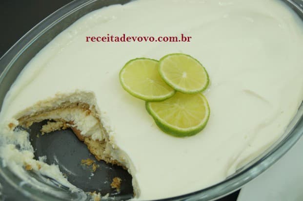 Pavê de Limão de liquidificador