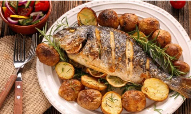 Peixe Assado Tudo Gostoso