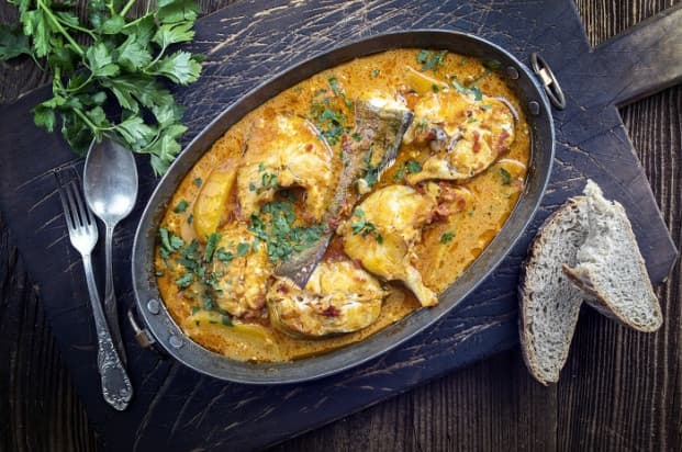 Peixe ensopado