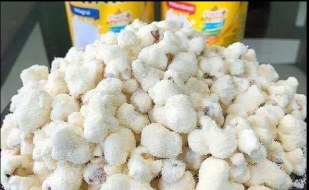 Pipoca de leite ninho