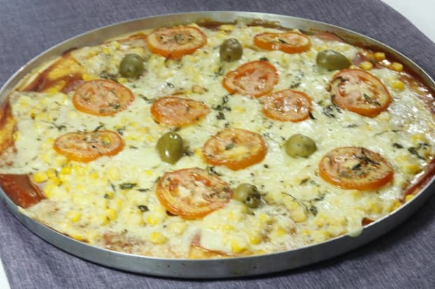 Pizza de Liquidificador