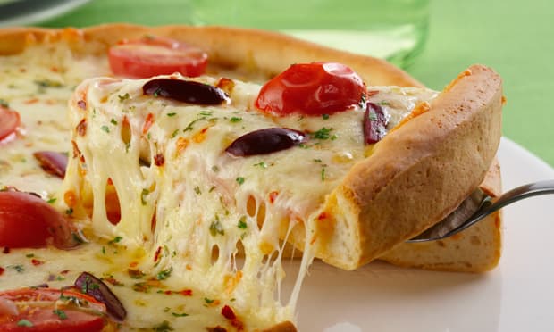 Pizza deliciosa de liquidificador