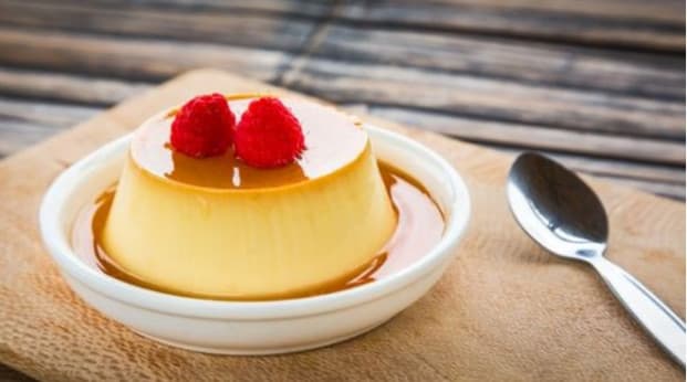 Pudim de micro-ondas