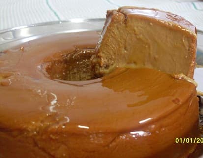 Pudim de Natal delicioso