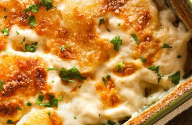 Receita de batata gratinada no forno