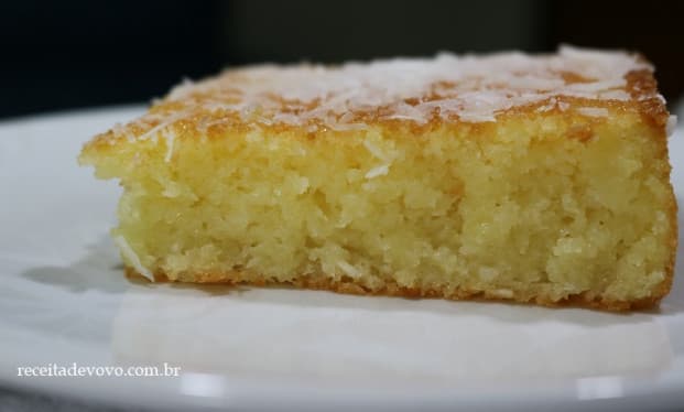 Receita de Bolo de coco