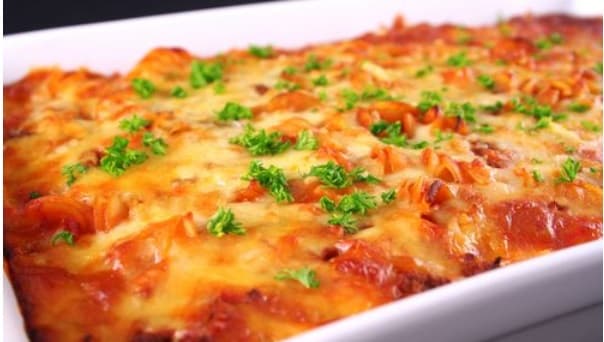 Receita de macarrão de forno