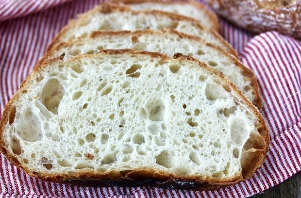 Receita de pão caseiro branco