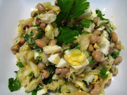 Salada de bacalhau